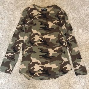 Men’s PacSun long sleeve camo shirt